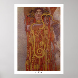 Hygeia von Gustav Klimt Poster