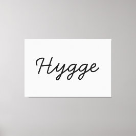Hygge Black Elegant Leinwanddruck
