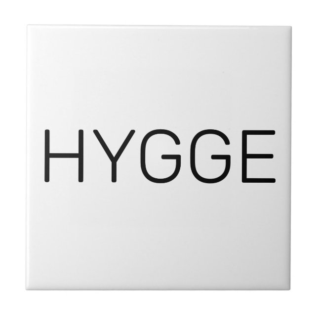 Hygge Black Fliese (Vorderseite)