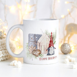 Hygge Christmas Niedlich Gnome Nordic Holidays Kaffeetasse