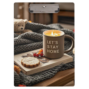 Hygge Cosy Night Celebrate gemütliche Nächte Klemmbrett