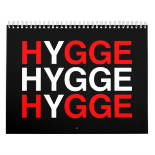 HYGGE Dänische Flagge Kalender