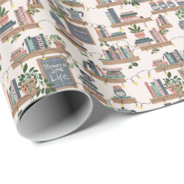 Hygge Gemütliche Büchercke Geschenkpapier