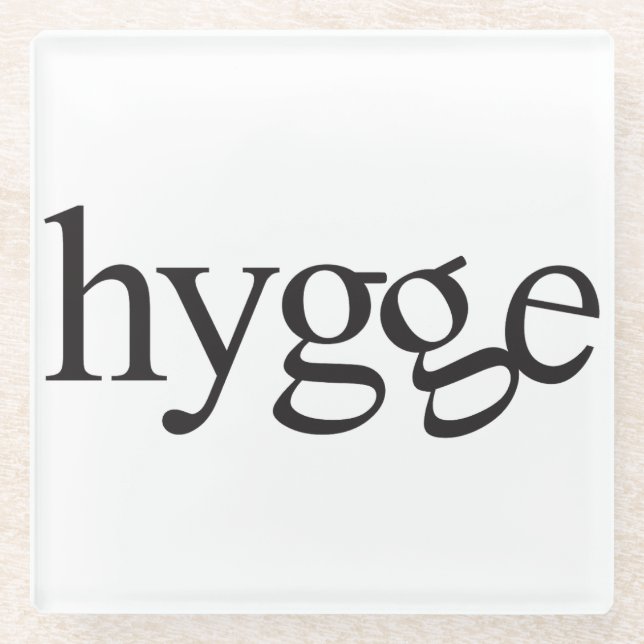 Hygge Glass Untersetzer (Vorderseite)