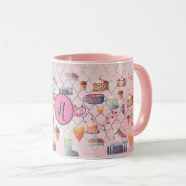 Hygge Mugs Cosy Life Personnalisé Folkart Rose