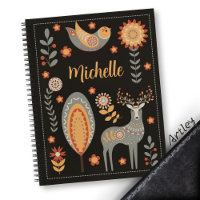Hygge Scandinavian Folk Art Individuelle Name Pers