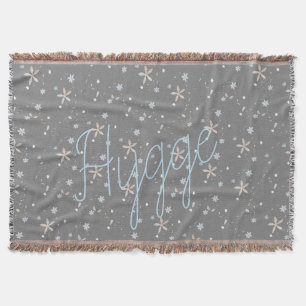 Hygge Snow Blume Decke