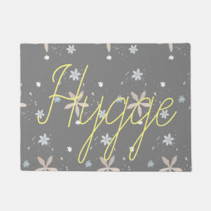 Hygge Snow Blume Fußmatte