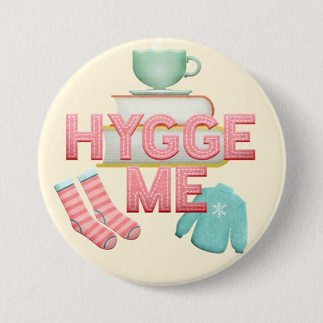 Hygge Time Button (Vorderseite)