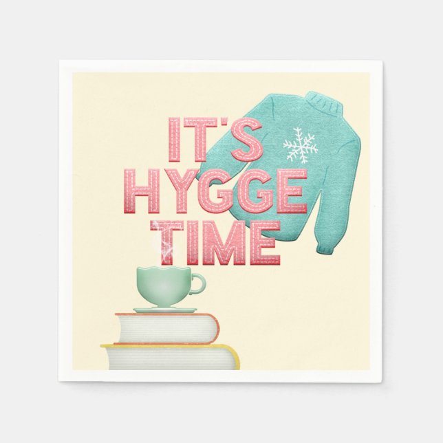 Hygge Time Serviette (Vorderseite)