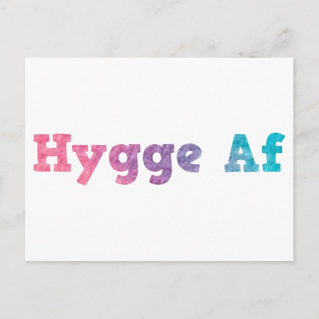 hygge von postkarte (Vorderseite)