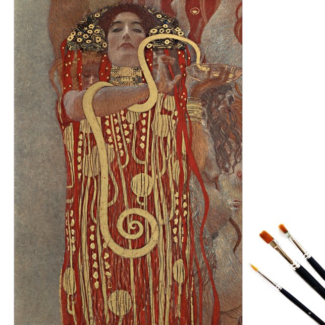 Hygieia von Gustav Klimt Seidenpapier (Von Creator hochgeladen)