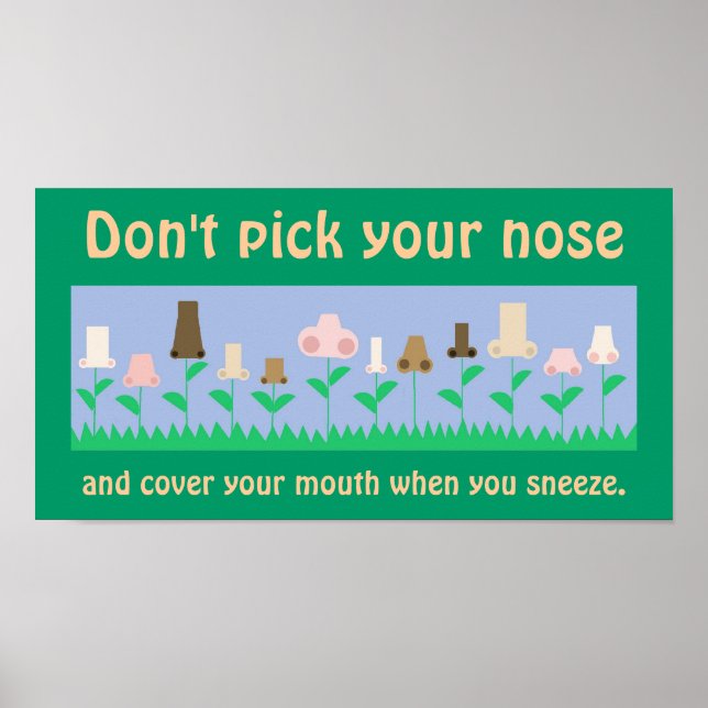 Hygieneplakat Poster (Vorne)