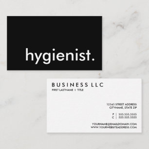Hygienist. Visitenkarte