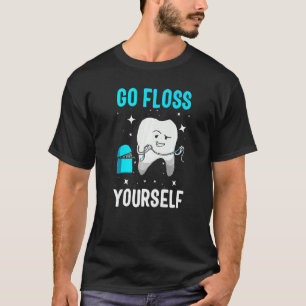 Hygienist Zähne Assistenzzahn verschwindet selbst T-Shirt