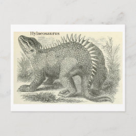 Hylaeosaurus  Dinosaurier  Illustration Postkarte