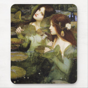 Hylas und die Nymphen Details von John W. Waterhou Mousepad