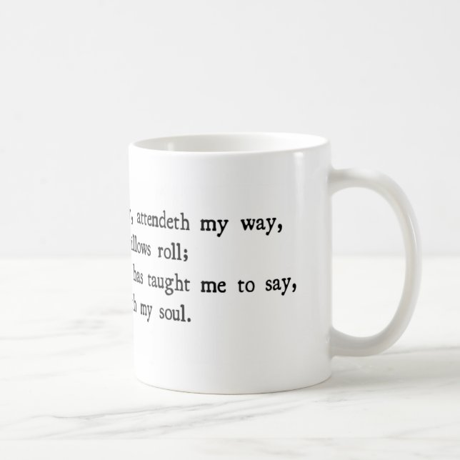 Hymnen-Tasse - sie ist gut mit meinem Soul Kaffeetasse (Rechts)
