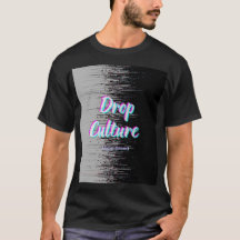 Hype Streetwear Unisex Schwarzes T-Shirt Drop