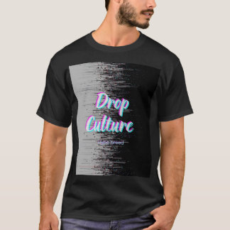 Hype Streetwear Unisex Schwarzes T-Shirt Drop