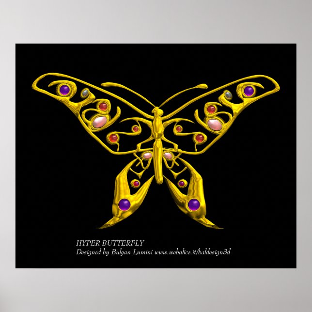 HYPER BUTTERFLY POSTER (Vorne)