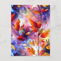 Hyper Detasy Fantasy Whimsical Brushstrokes Leav