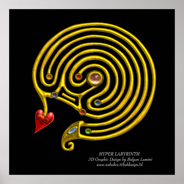 HYPER LABYRINTH POSTER (Vorne)