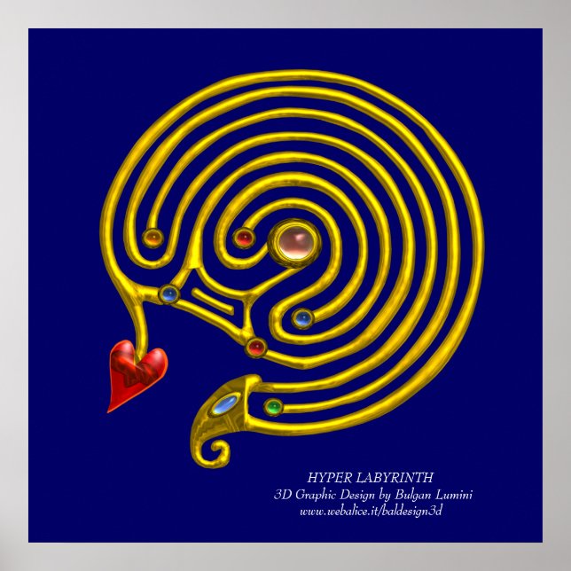 HYPER LABYRINTH POSTER (Vorne)