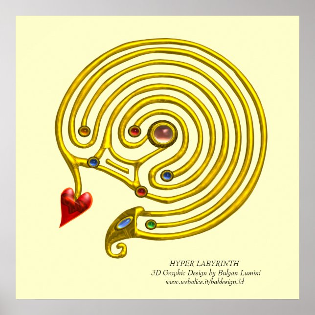 HYPER LABYRINTH POSTER (Vorne)