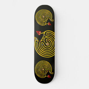 HYPER LABYRINTH, schwarz Skateboard
