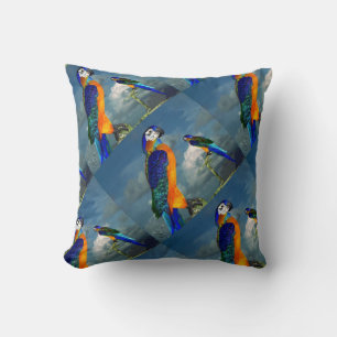 HYPER PARROS / ROTE UND BLAUE ARA KISSEN