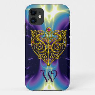 HYPER VALENTINE MONOGRAMM Pink Fuchsia Lila Case-Mate iPhone Hülle