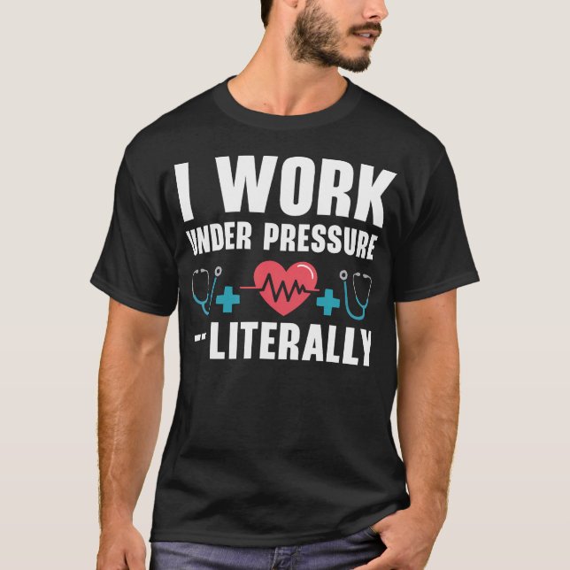 Hyperbare Krankenschwester Rn Krankenpflege Hyperb T-Shirt (Vorderseite)