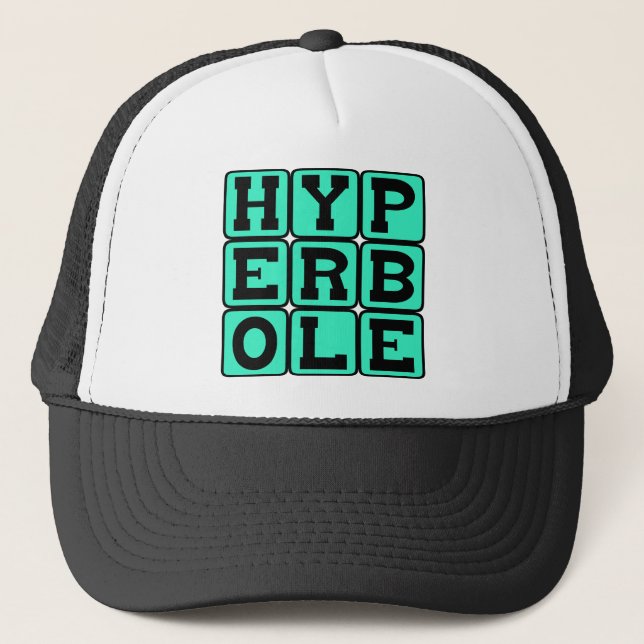 Hyperbole, Bruttoübertreibung Truckerkappe (Vorderseite)