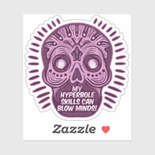 Hyperbole Funny ENGLISH SPRACHE Aufkleber