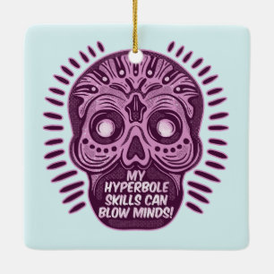 Hyperbole Funny ENGLISH SPRACHE Keramikornament