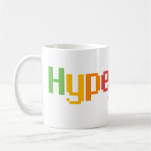 HyperCard - die Tasse - in den Regenbogenfarben vo