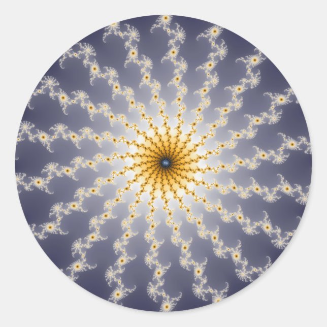 Hyperespace - Sticker fractal (Devant)