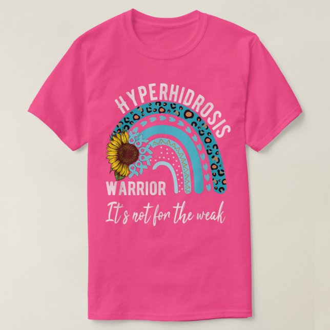 Hyperhidrosis Shirt, Bewusstseinsbildung Shirts (Design vorne)