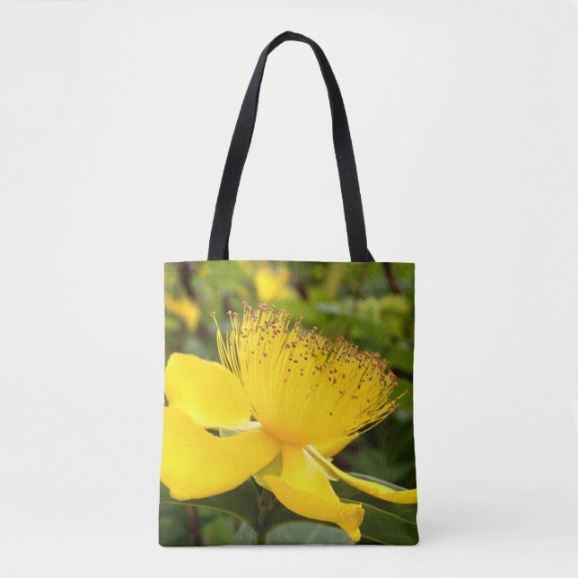Hypericum Calcyinum Überdrucktasche Tasche (Vorderseite)
