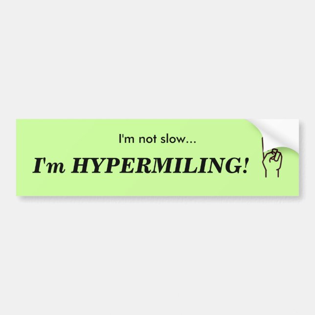 HYPERMILING Autoaufkleber (Vorne)