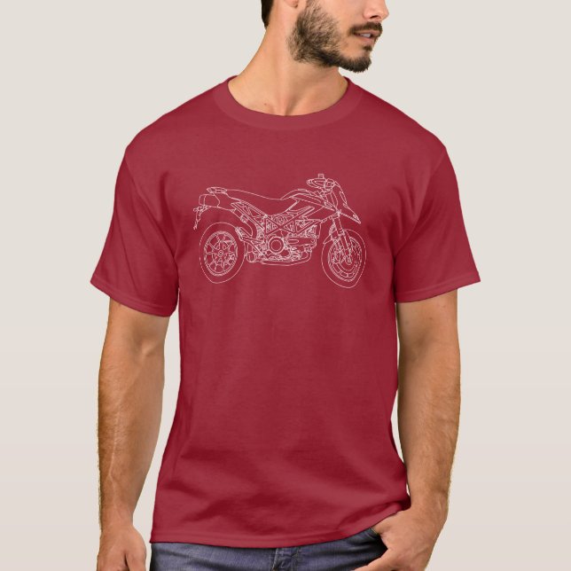 HYPERMOTARD Dunkelheit T-Shirt (Vorderseite)