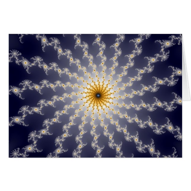 Hyperspace - Fraktal-Karte (Vorderseite (Horizontal))