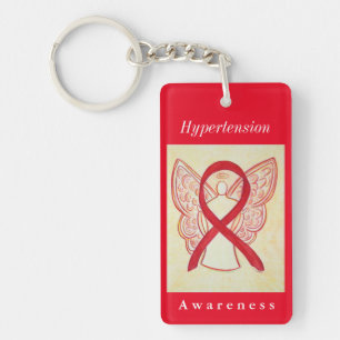 Hypertonie Bewusstsein Red Ribbon Angel Schlüssela Schlüsselanhänger
