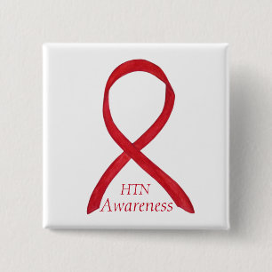 Hypertonie (HTN) Sensibilisierungs-Ribbon Custom B Button