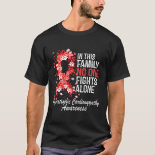 Hypertrophe Kardiomyopathie Blume Ribbo T-Shirt