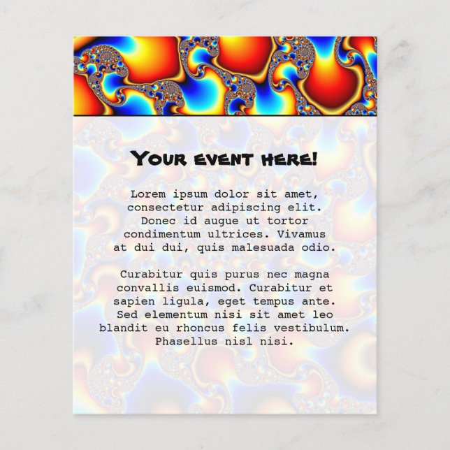 Hypn0sis - Fraktal Art Flyer (Vorne)