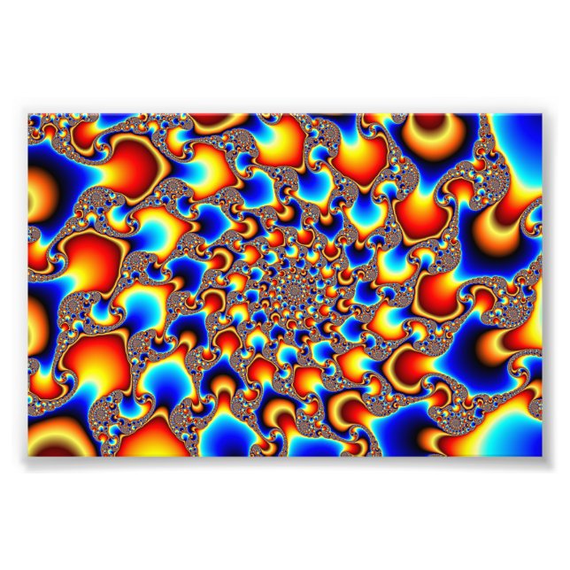 Hypn0sis - Fraktal Art Fotodruck (Vorne)