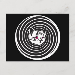 Hypno-Cat Postkarte