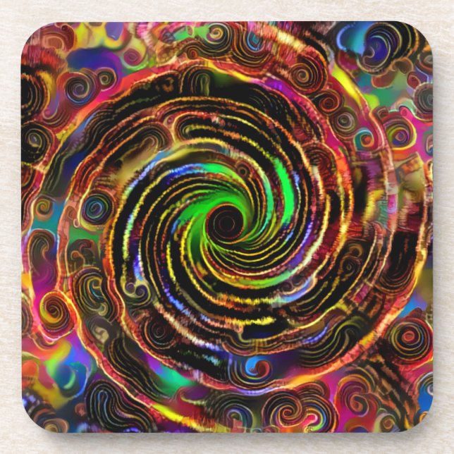 Hypno Getränkeuntersetzer (Vorderseite)